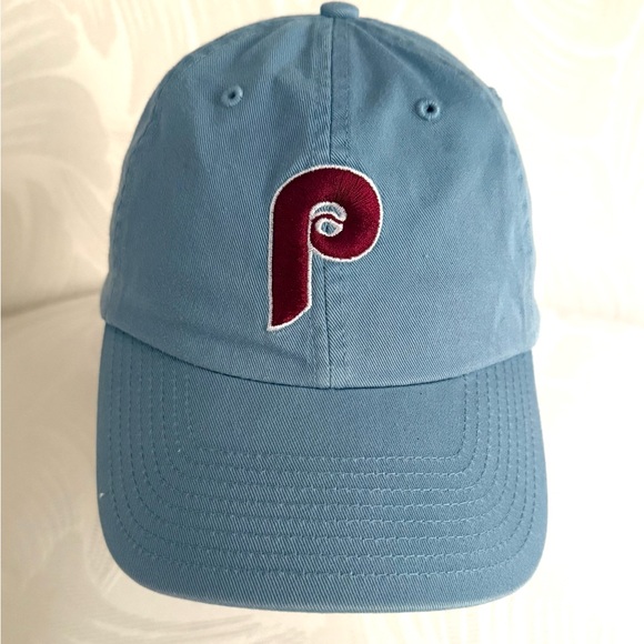 MLB Philadelphia Phillies Vintage Cooperstown Collection Blue Hat One Size - Picture 1 of 6